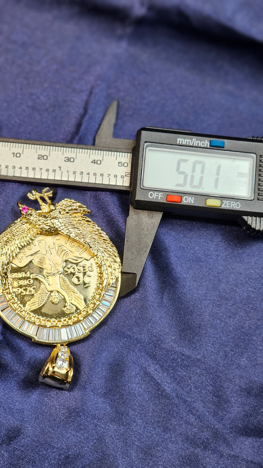 Medalla Centenario bisel de aguila