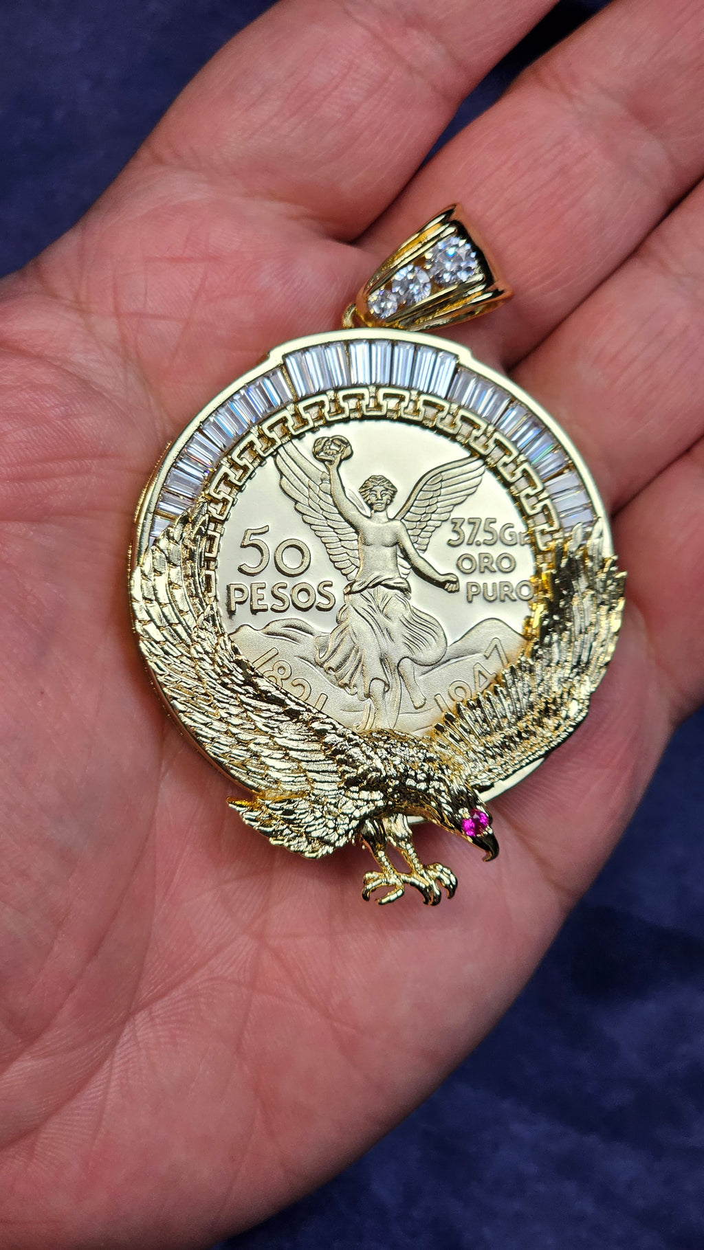 Medalla Centenario bisel de aguila