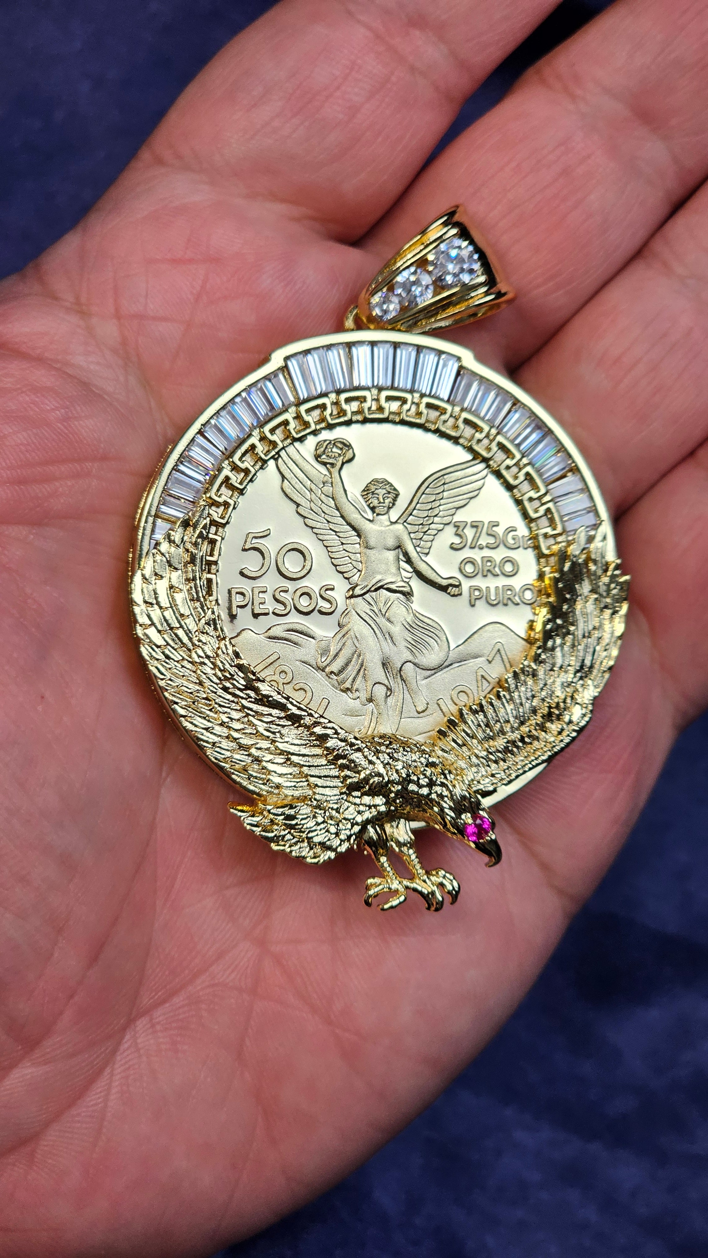 Medalla Centenario bisel de aguila