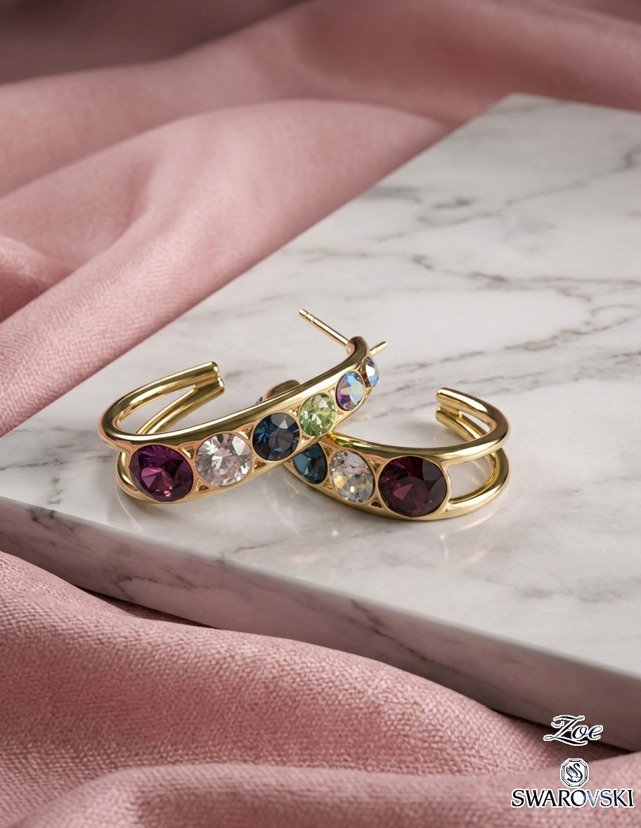 Aretes de gota Swarovski